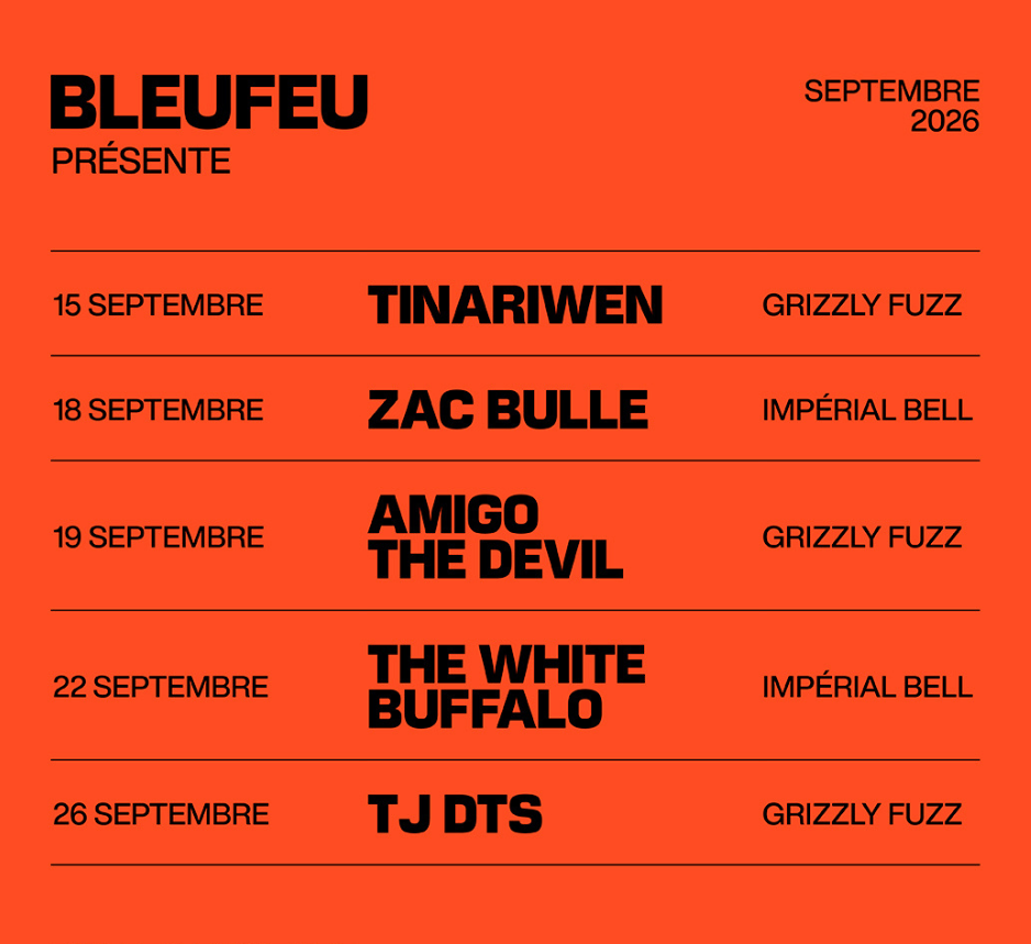Programmation BLEUFEU de septembre 2026